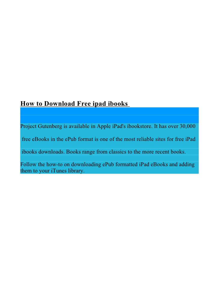 How To Download Ebooks To Ipad